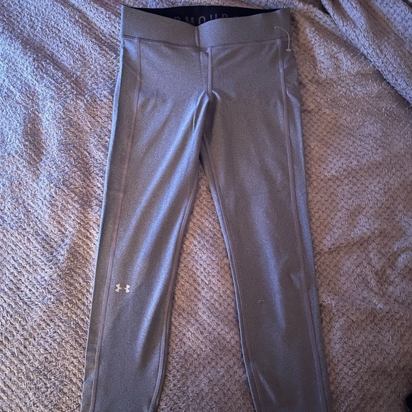 Under Armour Women's Charcoal Ankle Leggings - Picture 3 of 7